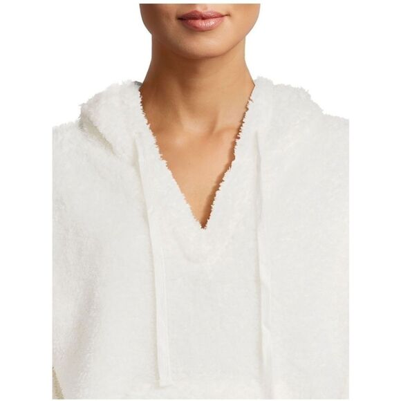 Oversize Sets Hoodie and Shorts 2 Piece Active Set Size XL (15-17) Winter White. - Picture 2 of 8